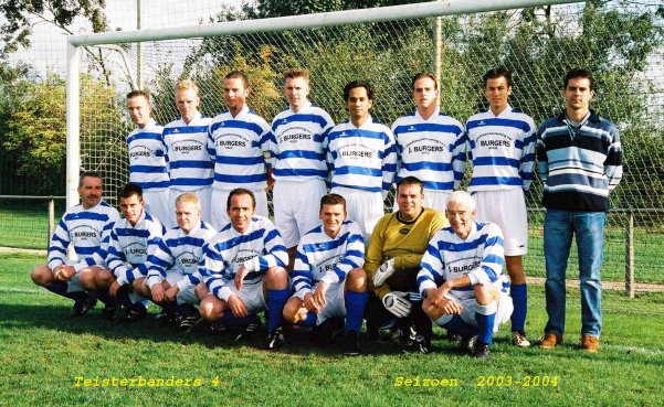 Foto Teisterbanders 4 seizoen 2003 - 2004