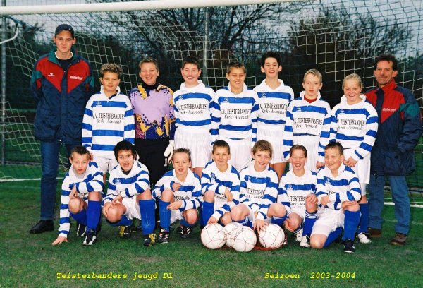 Teisterbanders D1 seizoen 2003 - 2004