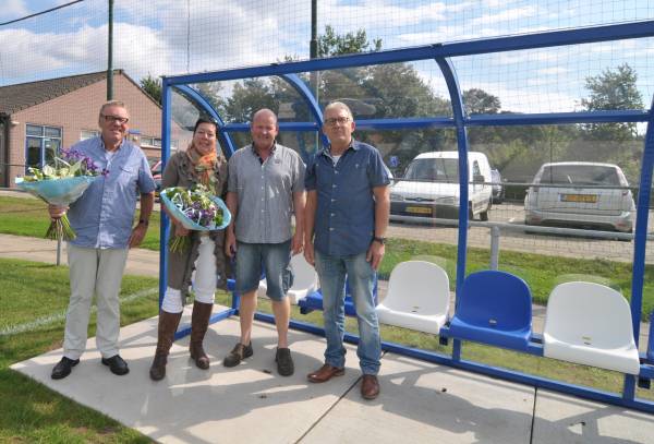 Foto: Nieuwe dug outs