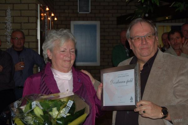 Foto: Onderscheiding Tineke Verbeek