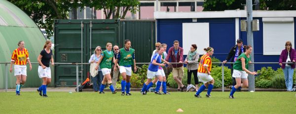 Bezig met de warming up.