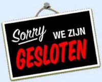 Plaatje: Kantine gesloten