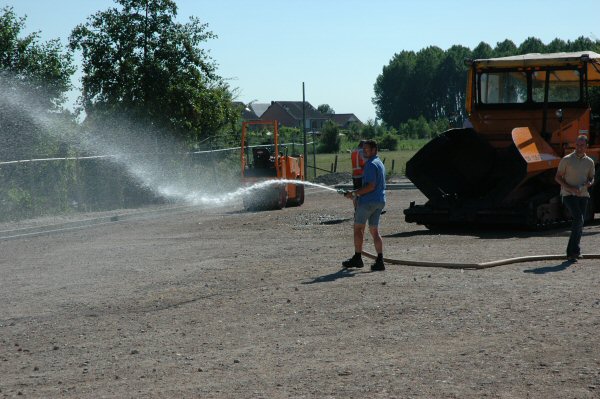 Eerst nog even sproeien