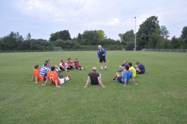 Foto: 1e training selectie