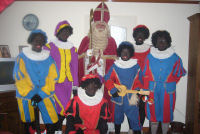Foto: Sinterklaas op bezoek