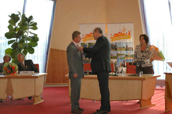 Foto: Koninklijke onderscheiding Gert Niessen