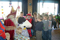 Foto: Sinterklaas op bezoek