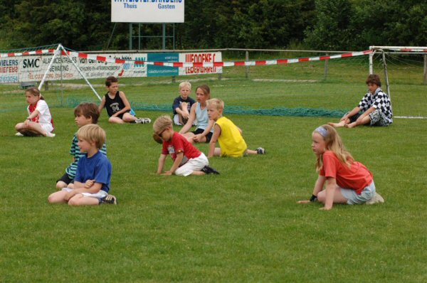 Zitvoetbal.