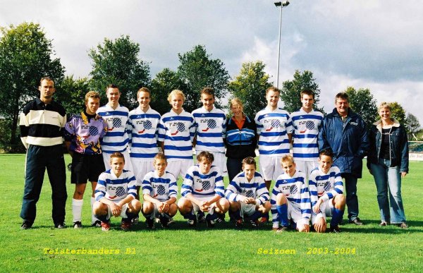Foto Teisterbanders B1 seizoen 2003 - 2004