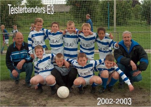 Foto Teisterbanders E3 seizoen 2002 - 2003