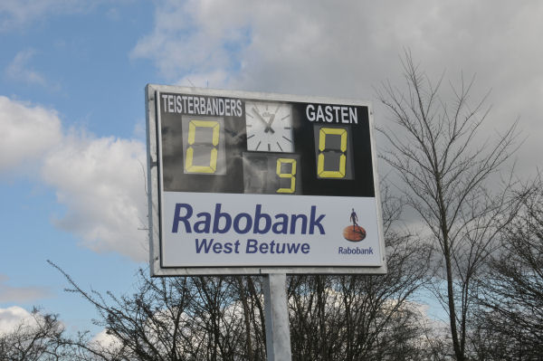 Foto: Het scorebord